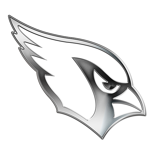 Arizona Cardinals Silver Logo iron on paper